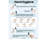 NMC PST112 Hand Hygiene Poster, Poster Paper, 24