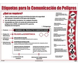 NMC PST129SP Hazcom12 Ghs Poster - Spanish, Poster Paper, 24