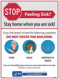 NMC PST142 Stay Home When You Are Sick Poster