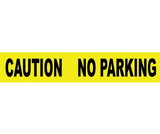 NMC PT23 Caution No Parking Printed Barricade Tape, TAPE, 3