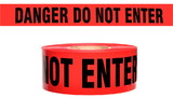 NMC PT25RT Danger Do Not Enter Repulpable Barricade, Cotton, 135' x 3