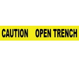 NMC PT2 Caution Open Trench Printed Barricade Tape, TAPE, 3