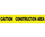NMC PT3-2ML Caution Construction Area 2 Mil Printed Barrier Tape, TAPE, 3" x 1000', Price/ROLL
