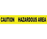 NMC PT32 Caution Hazardous Area Printed Barricade Tape, TAPE, 3