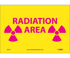 NMC R21 Caution Radiation Area Sign