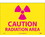 NMC 10" X 14" Vinyl Safety Identification Sign, Radiation Contaminated Area, Price/each