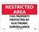 NMC 10" X 14" Plastic Safety Identification Sign, This Property Protected By.., Price/each