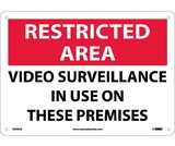 NMC RA30 Restricted Area Video Surveillance In Use Sign