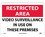 NMC 10" X 14" Plastic Safety Identification Sign, Video Surveillance In Use O.., Price/each