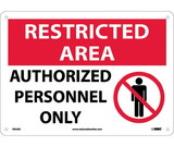 NMC RA5 Restricted Area Authorized Personnel Only Sign