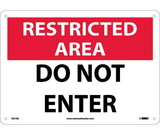 NMC RA7 Restricted Area Do Not Enter Sign