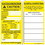 NMC Safety Tags, Incomplete Scaffold Tag, Price/25/ package