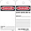 EZ PULL TAGS- DANGER BLANK- 6X3- TAGS ON A ROLL- BOX OF 250