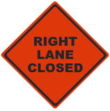 NMC RUR18 Roll Up Sign Right Lane Closed
