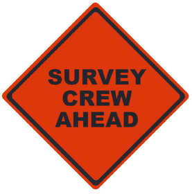NMC RUR24 Roll Up Sign Survey Crew Ahead
