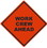 NMC 36 In X 36 In Roll Up Safety Identification Sign, Work Crew Ahead, Price/each