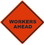 NMC 36 In X 36 In Roll Up Safety Identification Sign, Workers Ahead, Price/each