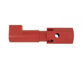 NMC S2029 Aircraft Receptacle Lockout, PLASTIC, 1.4" x 7.25"