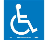 NMC S23 Ada Location Marker Handicapped Sign