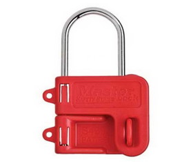 NMC S430 2.25" Red Plastic Lockout Hasp, PLASTIC, 1" x 2.8"