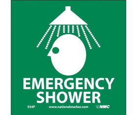 NMC S54 Emergency Shower Sign