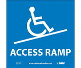 NMC S72 Ada Location Marker Access Ramp Sign