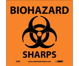 NMC S90 Biohazard Sharps Sign