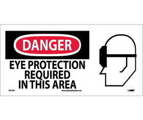 NMC SA102 Danger Eye Protection Required In This Area Sign