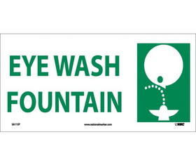 NMC SA115 Eye Wash Fountain Sign