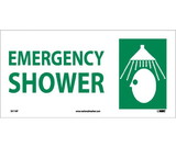 NMC SA116 Emergency Shower Sign