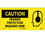 NMC 7" X 17" Vinyl Safety Identification Sign, Caution Hearing Protection Required Here, Price/each