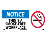 NMC SA190 Notice This Is A Smoke-Free Workplace Sign
