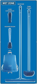 NMC SBK115 Wet Zone Shadow Board Combo Kit, Blue/Blue