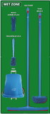 NMC SBK118 Wet Zone Shadow Board Combo Kit, Green/Red