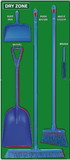 NMC SBK134 Dry Zone Shadow Board Combo Kit, Green/Red