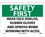 NMC 10" X 14" Vinyl Safety Identification Sign, Wear Face Shields, Rubber Gl.., Price/each
