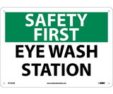 NMC SF181 Safety First Eye Wash Station Sign