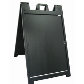 NMC SFS101 Deluxe Black Signicade Stand, RIGID PLASTIC, 45" x 25"