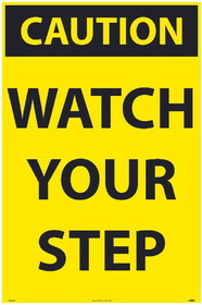 NMC SFS103 Caution Watch Your Step Sign