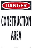 NMC SFS105 Danger Construction Area Sign