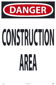 NMC SFS105 Danger Construction Area Sign