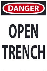 NMC SFS107 Danger Open Trench Sign