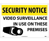 NMC SN20 Security Notice Video Surveillance In Use Sign
