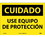 NMC 10" X 14" Vinyl Safety Identification Sign, Use Equipo De Proteccion, Price/each