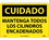 NMC 10" X 14" Vinyl Safety Identification Sign, Mantenga Todos Los Cilindros .., Price/each