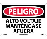 NMC SPD139 Danger High Voltage Sign - Spanish