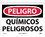 NMC 10" X 14" Vinyl Safety Identification Sign, Quimicos Peligrosos, Price/each