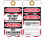 NMC SPLOTAG15 Danger Do Not Start This Bilingual Tag, Unrippable Vinyl, 6" x 3", Price/10/ package