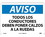 NMC 10" X 14" Vinyl Safety Identification Sign, Todos Los Conductores Deben Poner.., Price/each