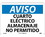 NMC 10" X 14" Vinyl Safety Identification Sign, Cuarto Electrico Almacenaje No Permitido, Price/each
